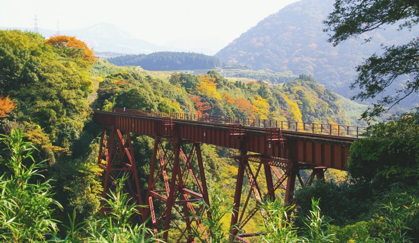 在睽违七年后，日本熊本县南阿苏铁路恢复全线行驶。 南阿苏铁道株式会社
