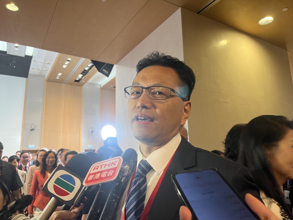 工聯會會長吳秋北。林彥汛攝 工聯會會長吳秋北。林彥汛攝