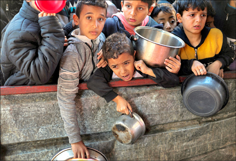 不少加沙儿童是饿死。