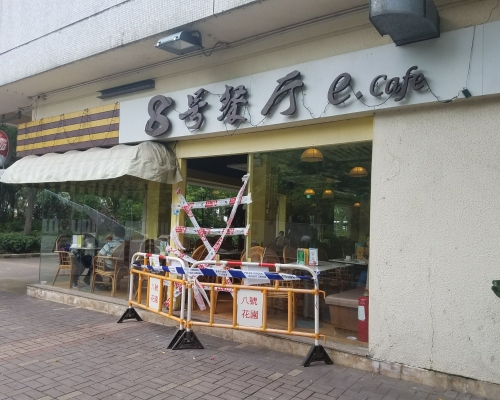 大埔安慈路的「8號餐廳」再遭爆竊。歐陽偉光攝