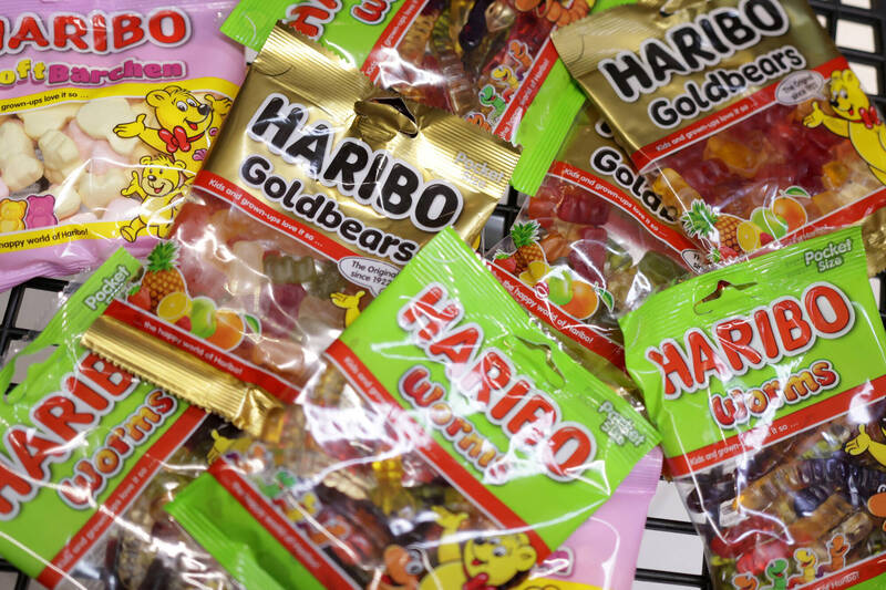Haribo有多款橡皮糖。Haribo官網 Haribo有多款橡皮糖。Haribo官網