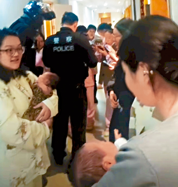 「愛家月子中心」倒閉,產婦及嬰兒無人照料。
