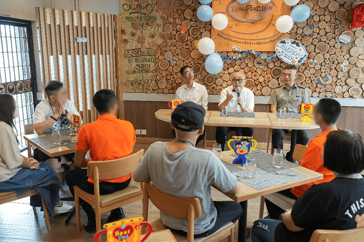 阿Bob勉勵青少年在囚人士與家人要珍惜相處的時間和機會。