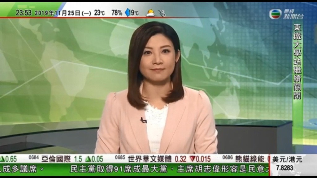 前TVB新聞主播張文采於2019年離巢後生活低調。