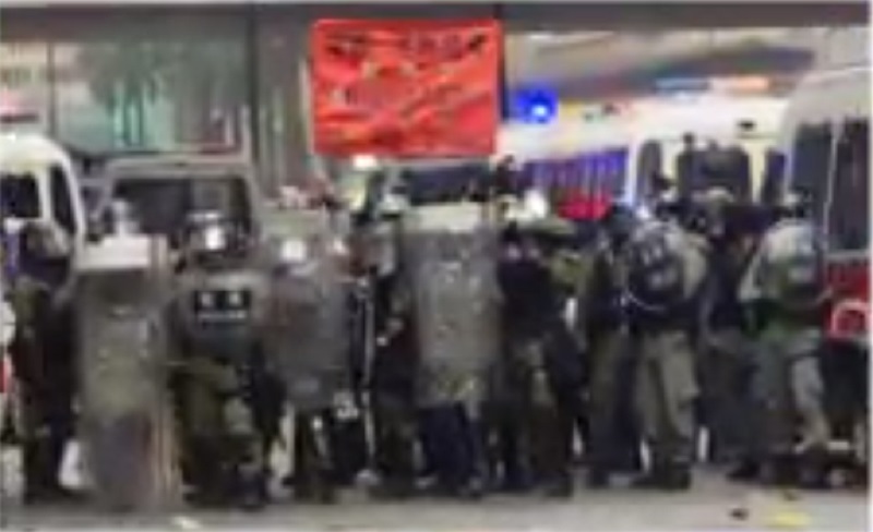 警方警告。NOW截圖