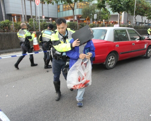 71歲的士司機涉嫌危險駕駛導致他人死亡被警方拘捕。林思明攝
