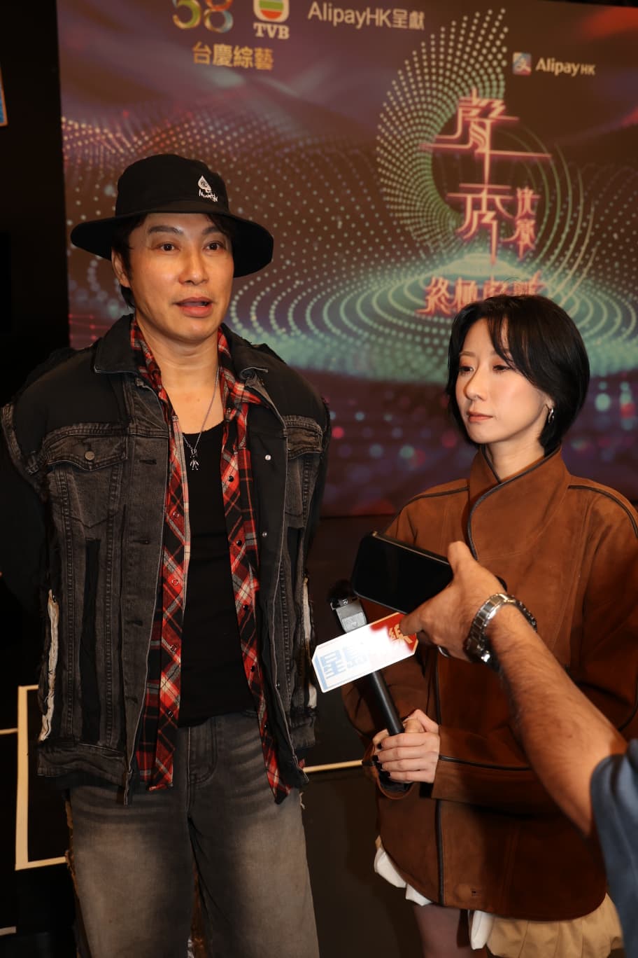 譚耀文表示跟許紹雄在《正義女神Themis》合作。 譚耀文表示跟許紹雄在《正義女神Themis》合作。