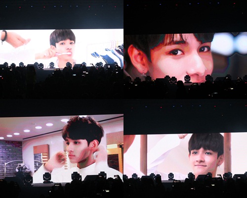 开场前先播放Samuel穿著睡衣刷牙洗脸换衣服的片段。