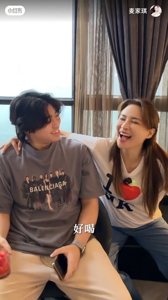 麥家琪長子回港後曾投資比特幣賺了6萬港元。 麥家琪長子回港後曾投資比特幣賺了6萬港元。