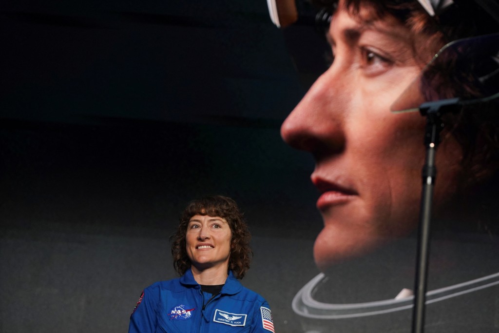 女性單次太空飛行世界紀錄保持者科克（Christina Koch）。 路透