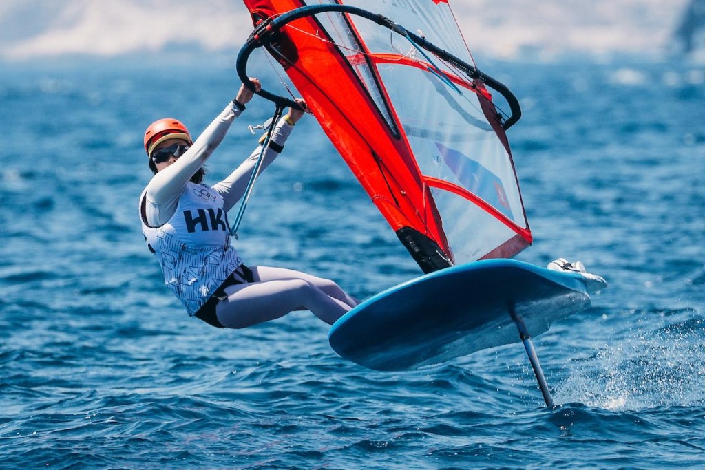 马君正出战巴黎奥运滑浪风帆赛事。 World Sailing图片