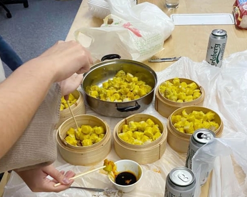 有同事買了約$500元的燒賣當作散水餅。香港燒賣關注組FB圖片