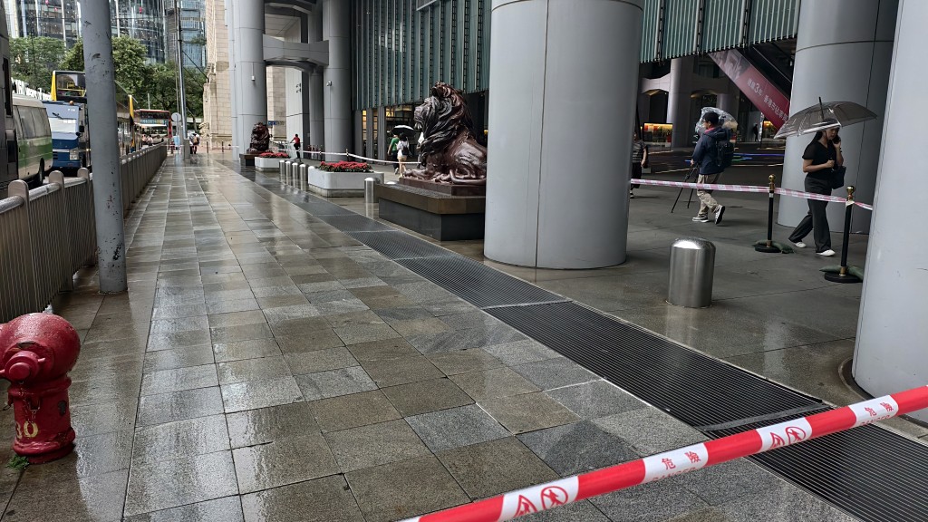 警方封鎖現場。徐裕民攝 警方封鎖現場。徐裕民攝