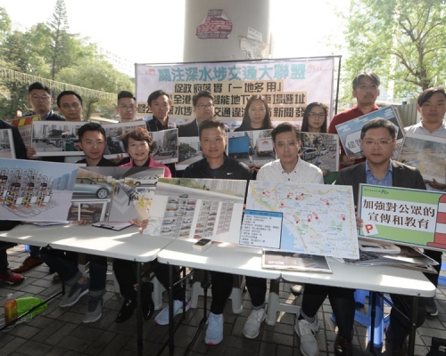 聯盟提出多項改善深水埗區交通的建議。