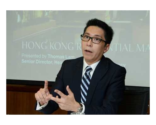 萊坊林浩文指出，住宅成交量於未來兩個將下跌30%。