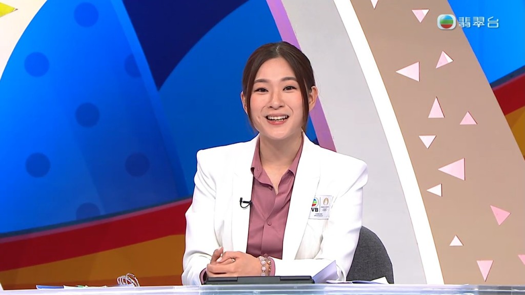 陳懿德有份主持奧運節目。