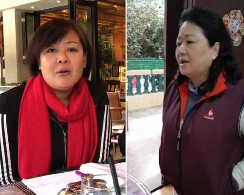 龐孟婷(左)、理事王美珍(右)。資料圖片