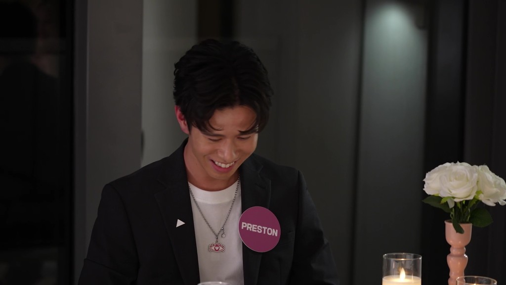 Preston雖然直球問Ice同Ju關係,但全程緊張到耷晒頭。 Preston雖然直球問Ice同Ju關係,但全程緊張到耷晒頭。