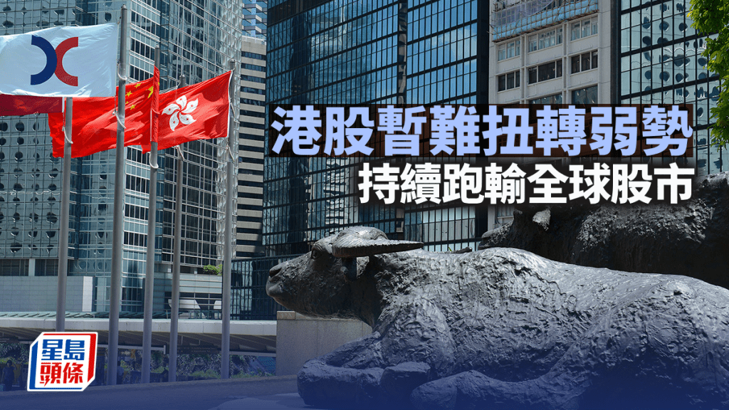 港股暫難扭轉弱勢 持續跑輸全球股市｜古天后