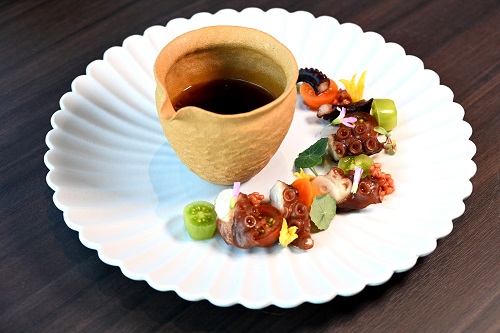 慢煮八爪魚配麥味噌 $168