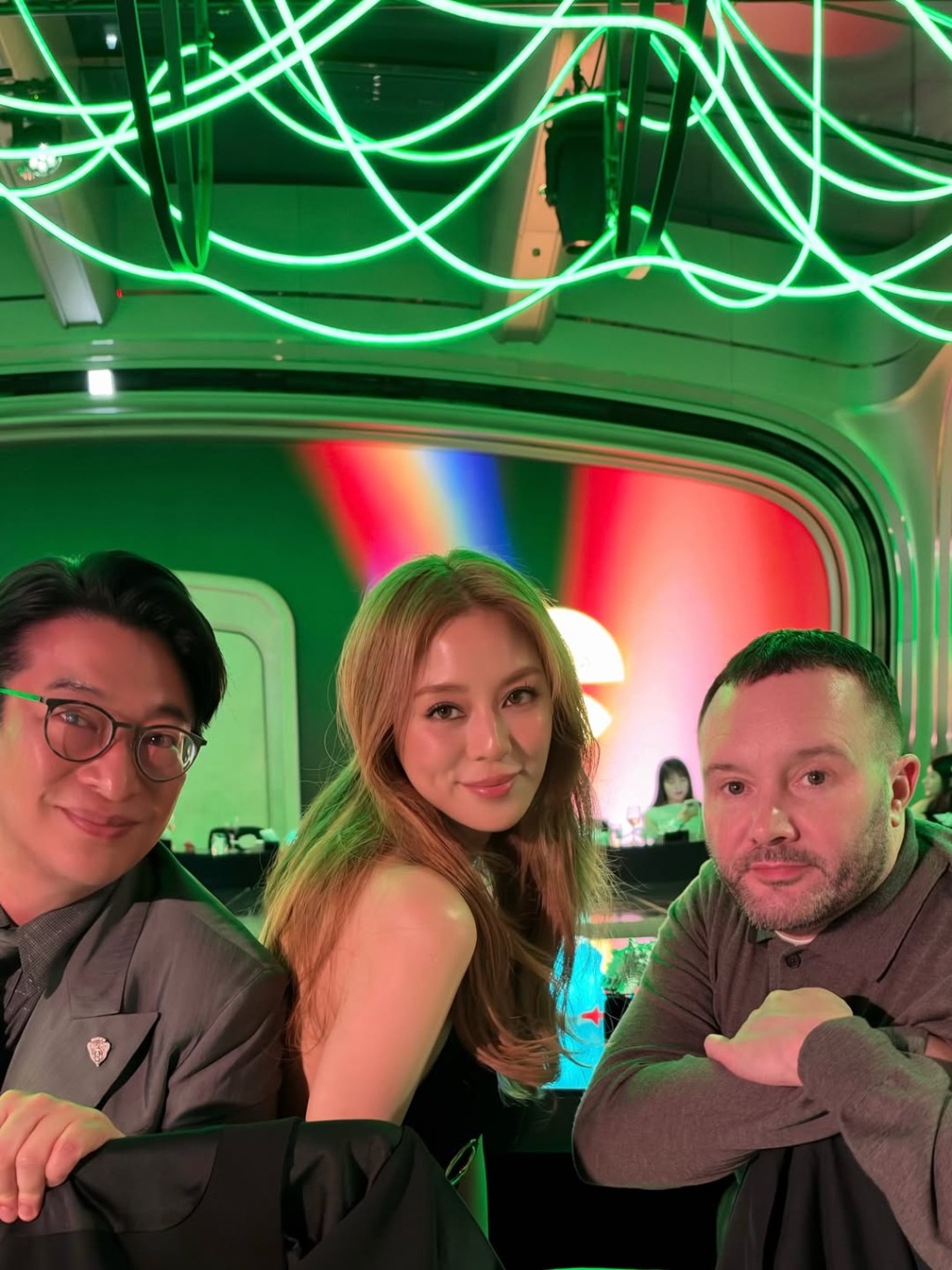 徐子淇甫現身即成為全場焦點。