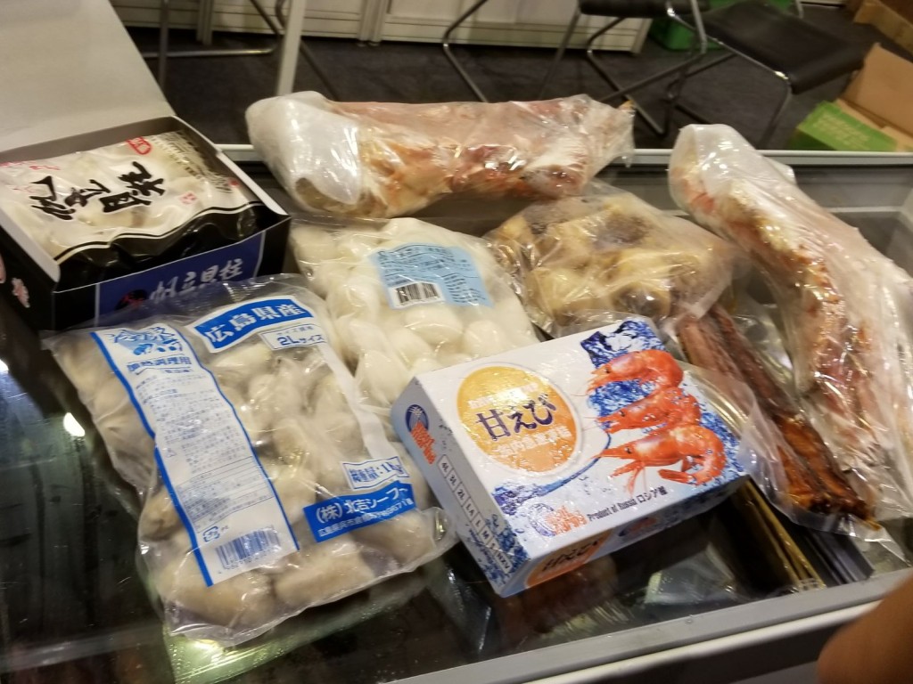 優之棧以會場優惠價發售急凍海產。