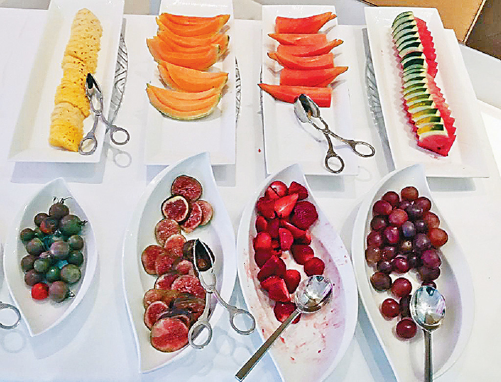 ■酒店早餐的多款水果
