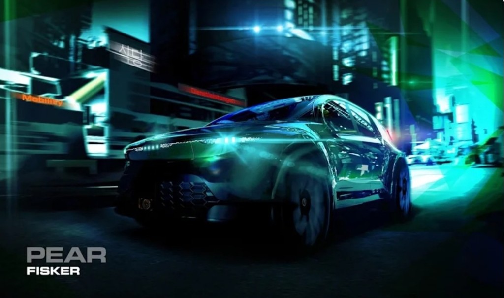 Fisker Pear電動車的概念圖，從外表可見為一款造型運動的掀背車，整體綫條流暢，售價2萬9千美元。