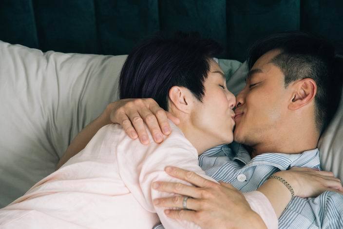 黄浩然与杨千嬅相隔15年再合作拍《多功能老婆》。