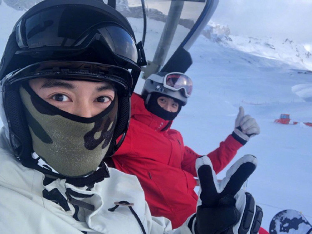 準備上山滑雪!