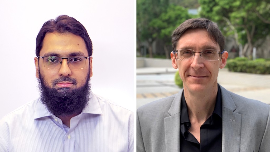 领导是次研究的科大电子及计算机工程学系研究助理教授 Ahmed Abdul QUADEER (左)及澳洲墨尔本大学Matthew MCKAY教授。科大提供