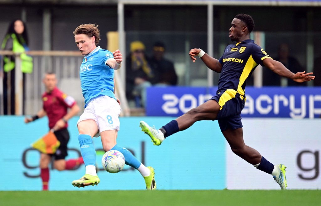 麦汤米尼为拿玻里抢回1分。路透社