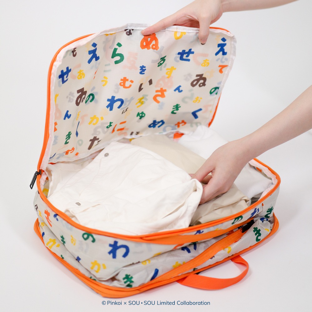 Pinkoi x SOU・SOU系列murmur手提衣物袋/原价$291.9、现售$256.9/P。