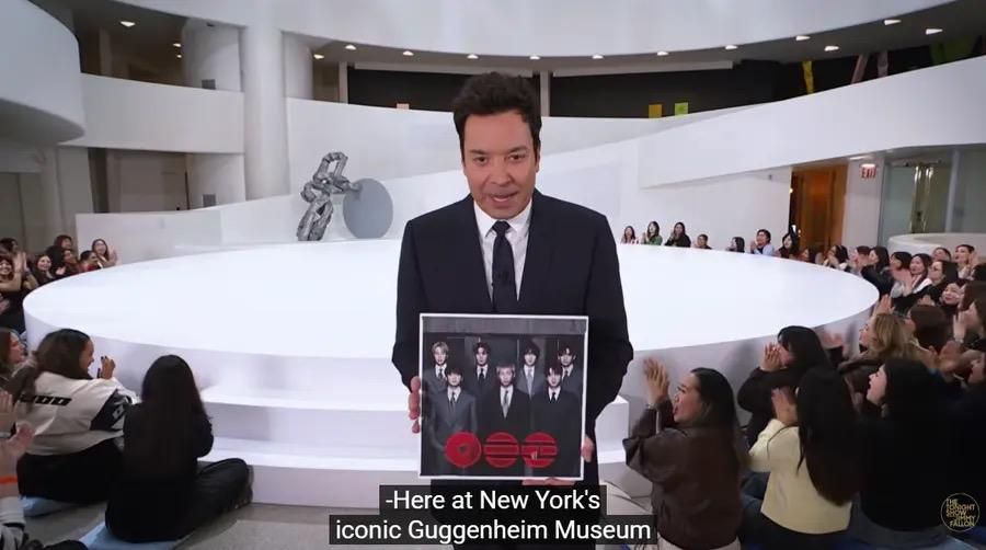 BTS又到Guggenheim博物館演出。