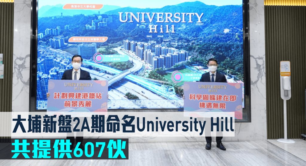 新地大埔新盤2A期命名University Hill。