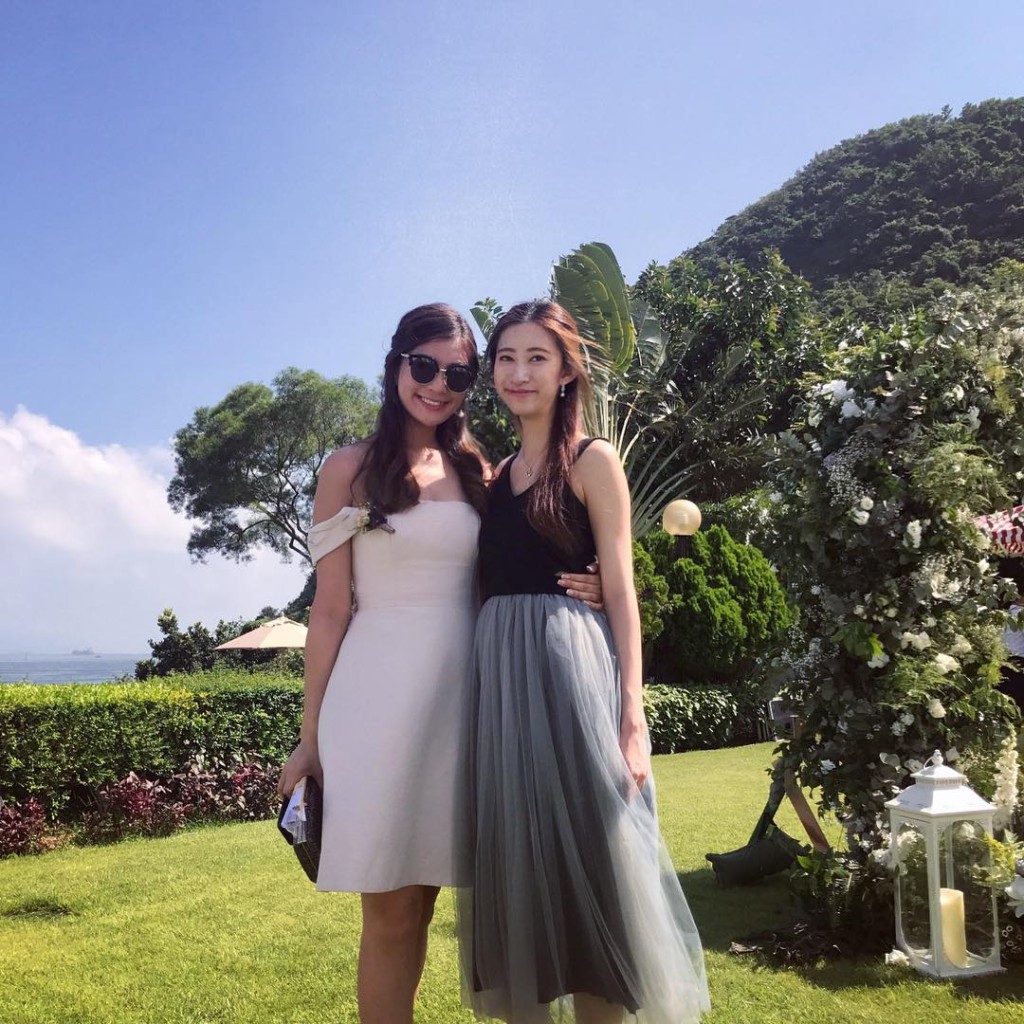 何廣沛未婚妻Sarah不時盛裝出席活動。 何廣沛未婚妻Sarah不時盛裝出席活動。