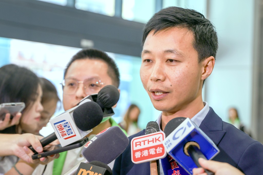 勞聯立法會議員林振昇。何家豪攝 勞聯立法會議員林振昇。何家豪攝
