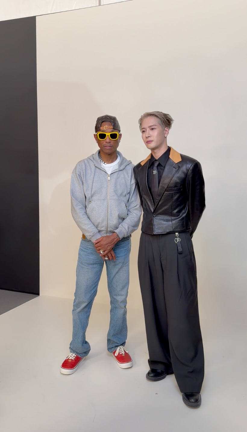 王嘉爾與LV創意總監Pharrell Williams音樂合作成焦點。