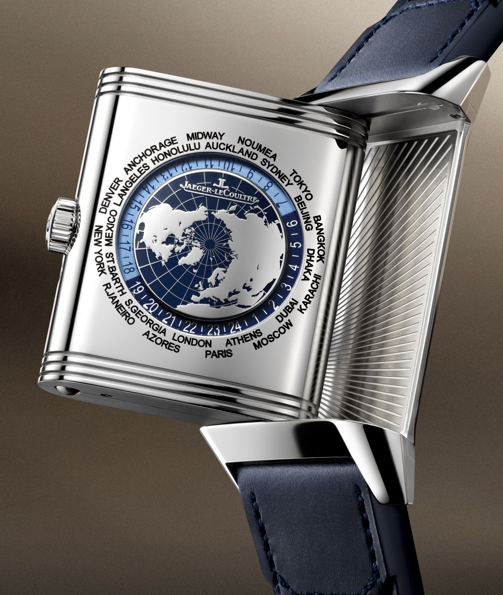 Jaeger-LeCoultre Reverso Tribute Geographic,機芯:834型手上鏈。 Jaeger-LeCoultre Reverso Tribute Geographic,機芯:834型手上鏈。