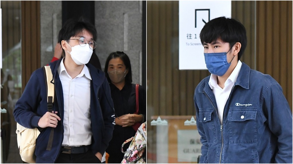 被告陳政騫(左)及賴俊羲(右)。資料圖片