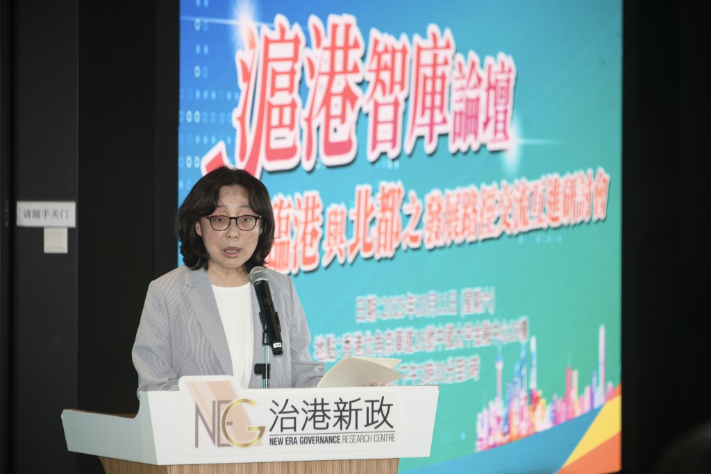 甯漢豪指要用破格的思維發展北都。 甯漢豪指要用破格的思維發展北都。