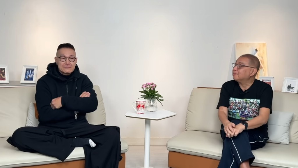 盧惠光罕談前妻離世。 盧惠光罕談前妻離世。