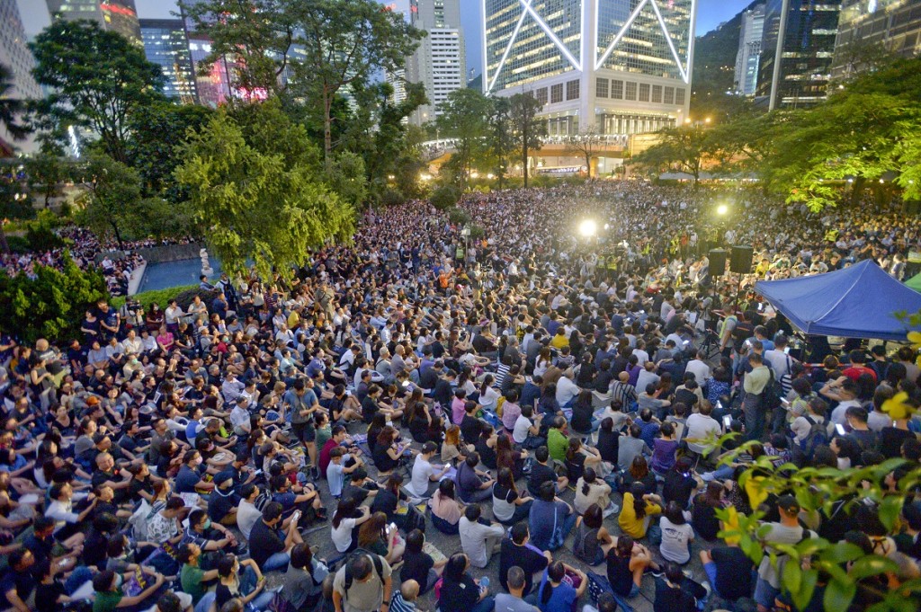 有公務員舉辦集會。資料圖片