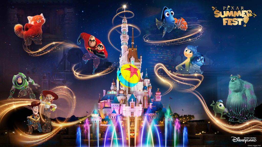 全新「Pixar好友星空匯演」(圖片來源:香港迪士尼樂園) 全新「Pixar好友星空匯演」(圖片來源:香港迪士尼樂園)