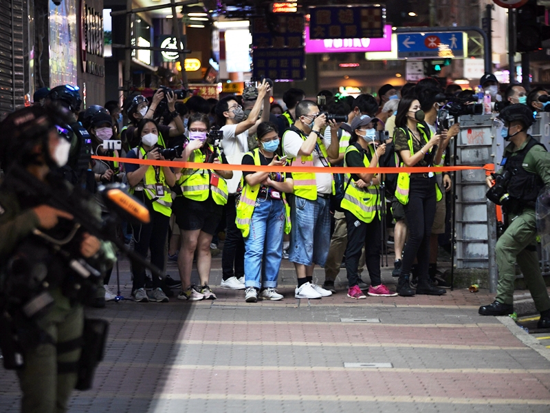 聲明指,是次修訂等同剝奪非主流傳媒記者、具經驗自由記者以及公民的採訪權。資料圖片