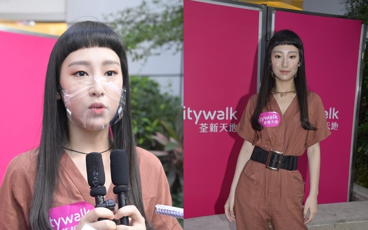 炎明熹對傳聞有備而來，但緊張得拿咪的手全是汗。