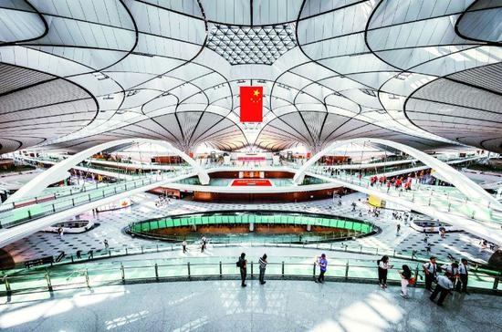 北京大興國際機場。