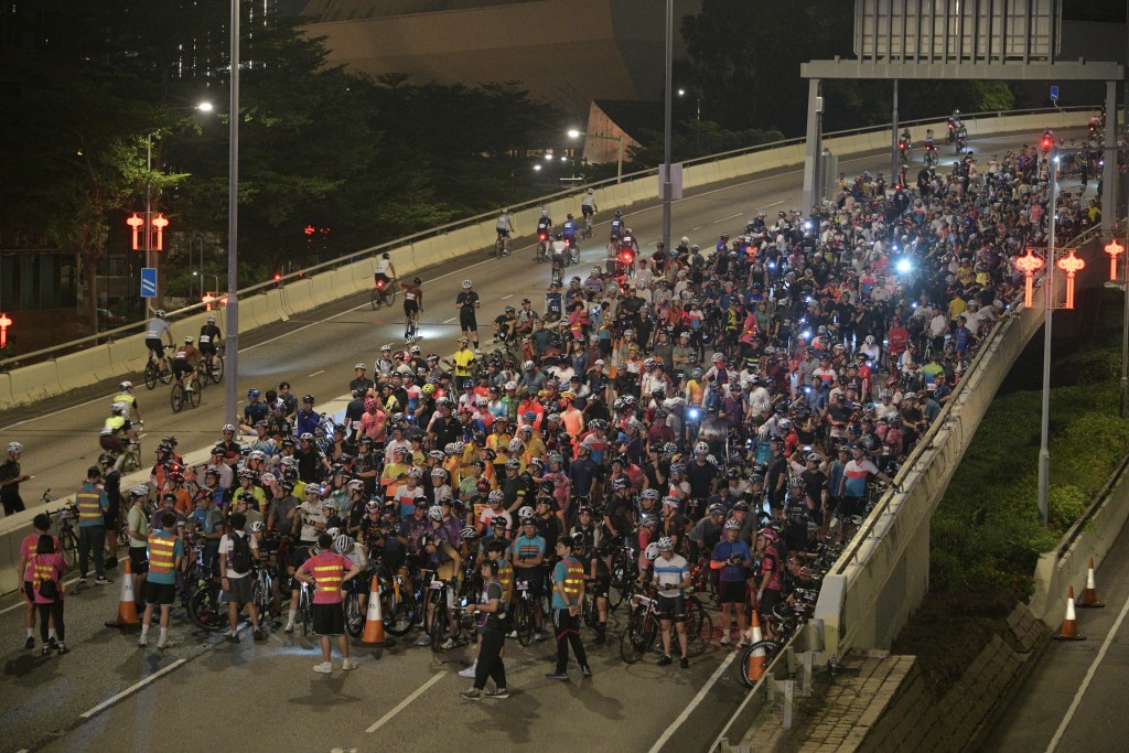 旅發局主辦的年度盛事香港單車節，6個項目完滿結束。陳浩元攝