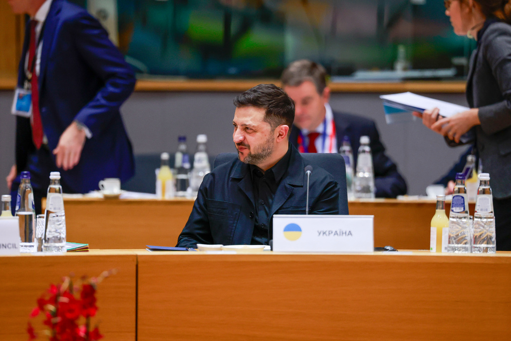 澤連斯基本月參加歐盟峰會。美聯社