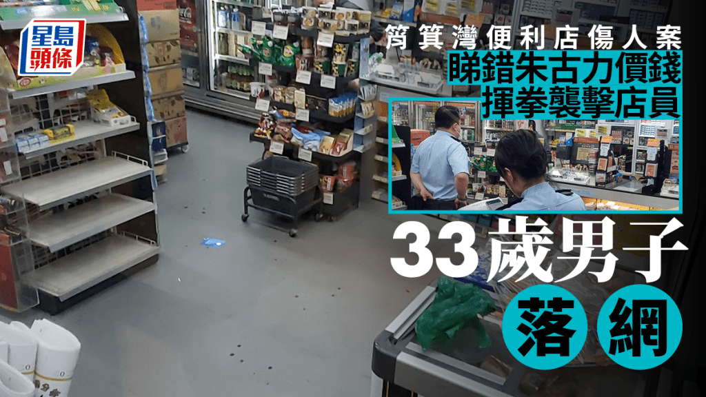 筲箕灣便利店傷人案,睇錯朱古力價錢牌惡漢被捕。資料圖片